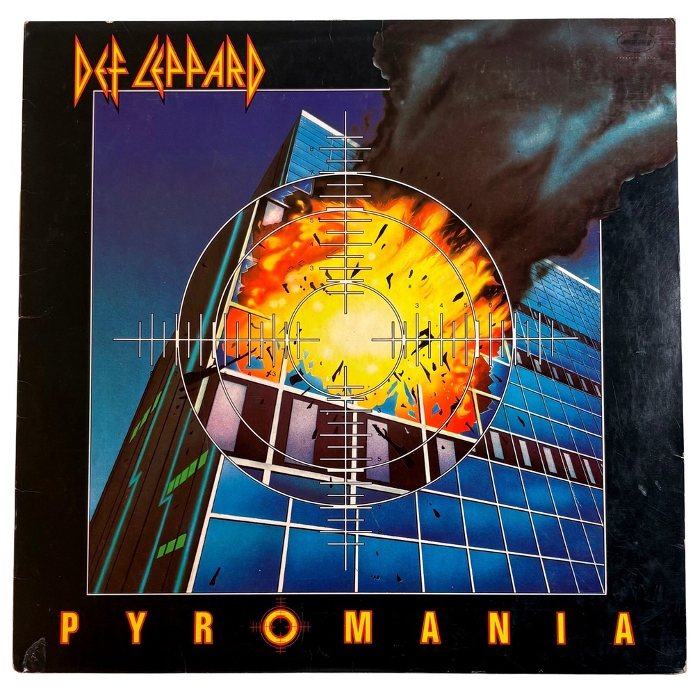 Def Leppard Pyromania Vinyl LP 1983 Mercury 422-810 308-1 M-1 Hard Rock Record